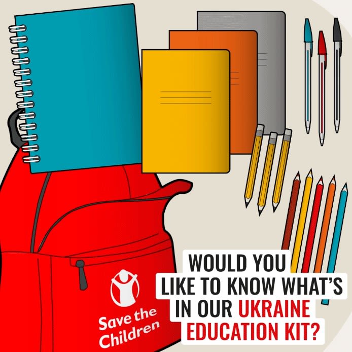 What's inside our Ukraine education kits?